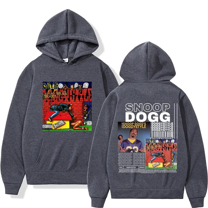 Snoop Dogg Doggystyle album cover pullover hoodie - designs on front and back