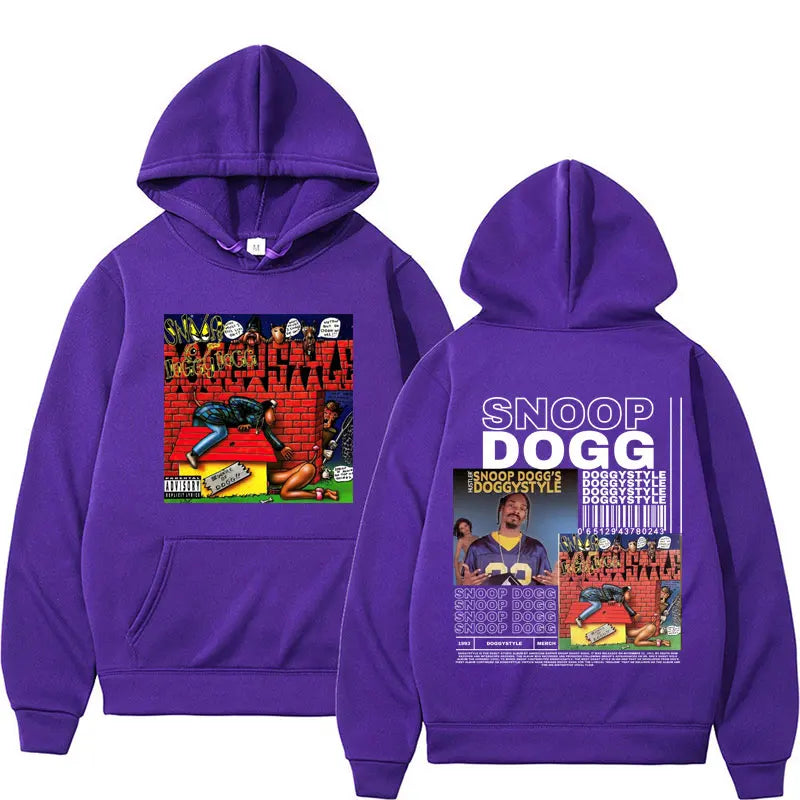 Snoop Dogg Doggystyle album cover pullover hoodie - designs on front and back