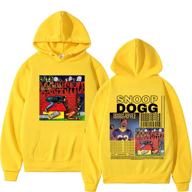 Snoop Dogg Doggystyle album cover pullover hoodie - designs on front and back