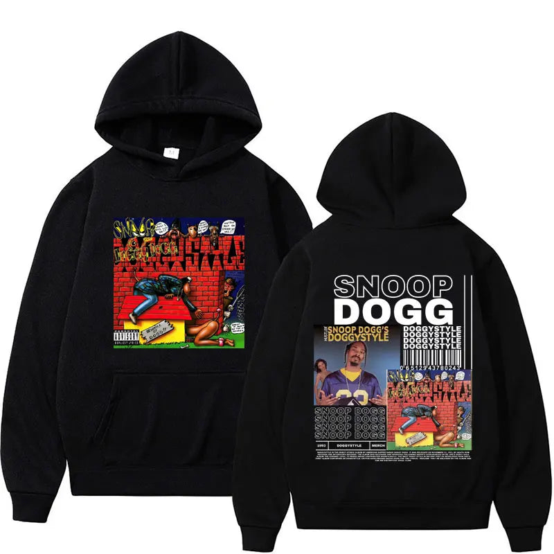 Snoop Dogg Doggystyle album cover pullover hoodie - designs on front and back