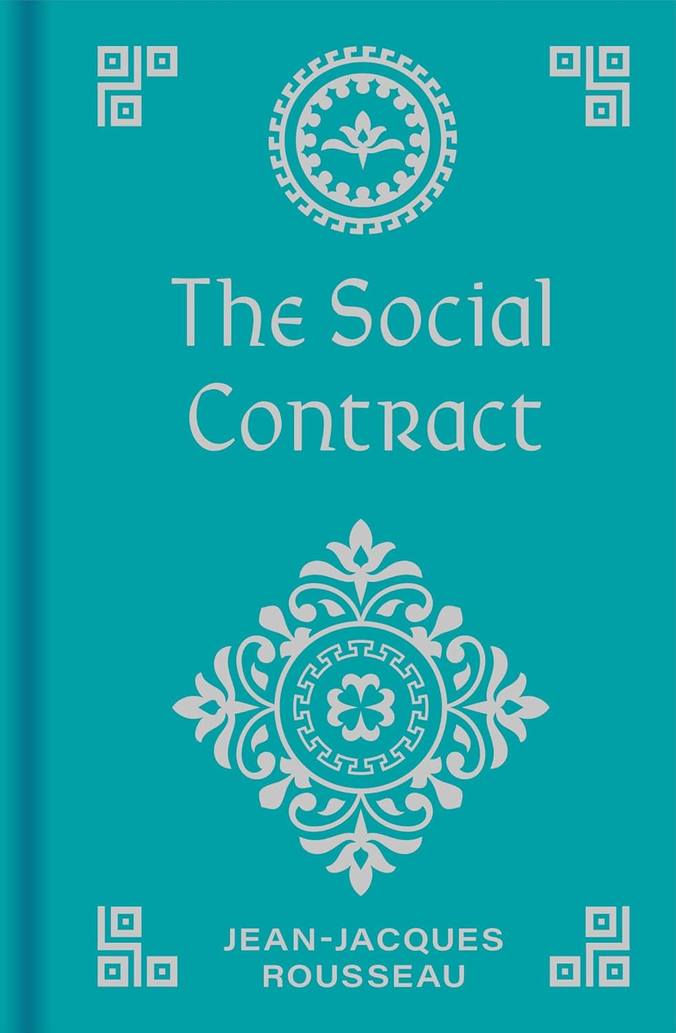 Book front cover of book 'The Social Contract' by Jean-Jacques Rousseau from the "Great Philosophers Collection: Deluxe 7-Book Box Set" Book Collection Boxed Set.