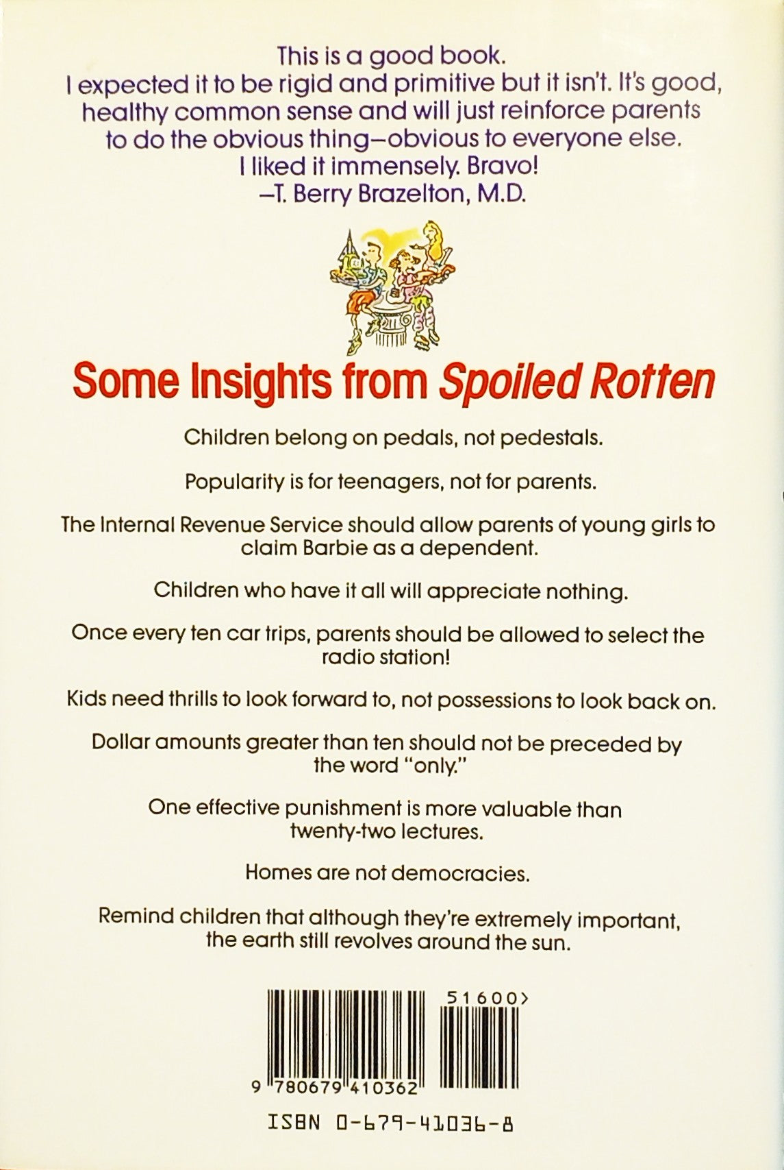Book back cover of 'Spoiled Rotten' by Fred Gosman.