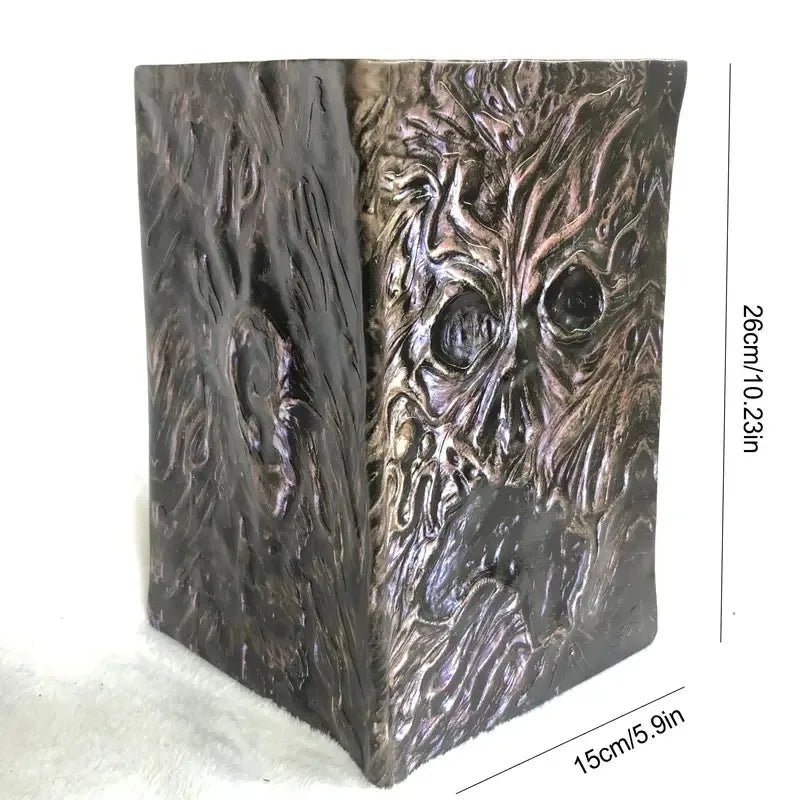 Spooky Book measurement display. 