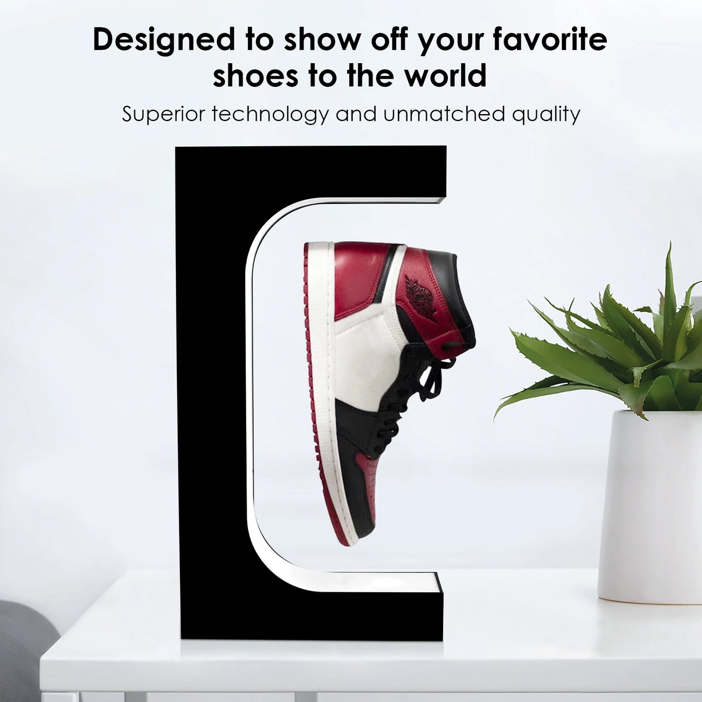 Spotlight Sneaker 360-degree Shoe Display | Magnetic Floating Footwear