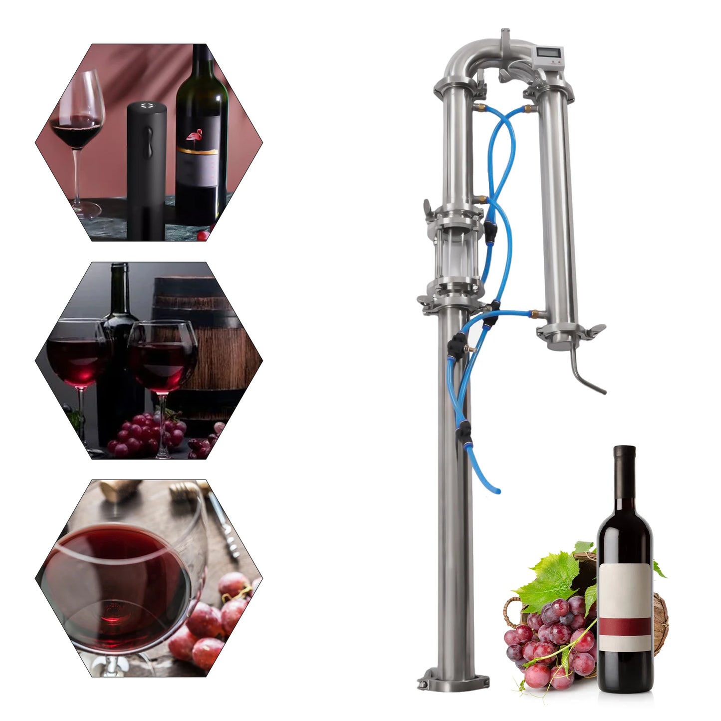DIY Stainless Steel Spirit Distiller Home Kit