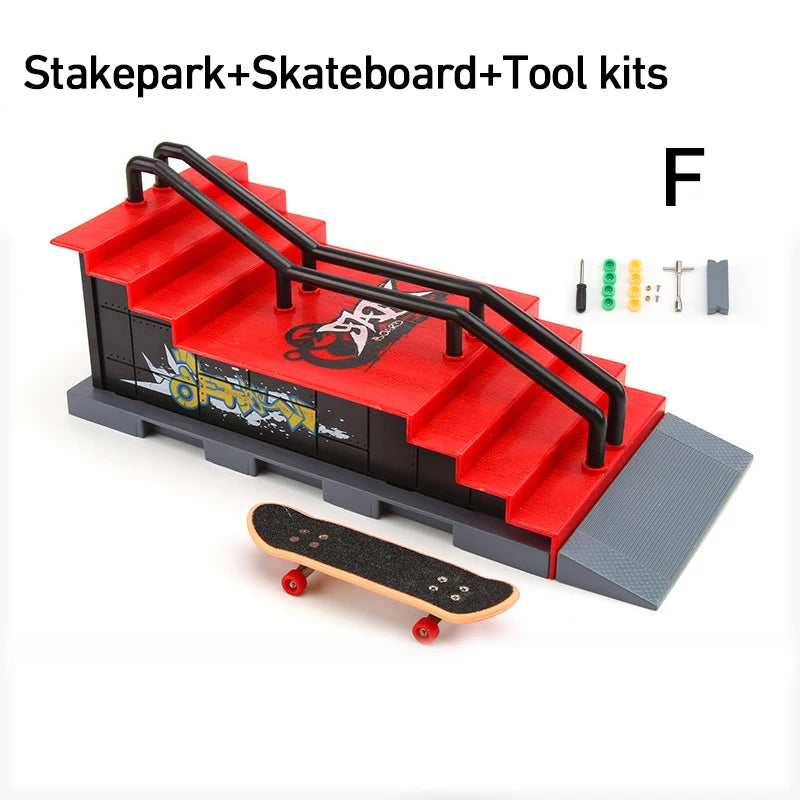 Modular Fingerboard Skate Park Ramp Set