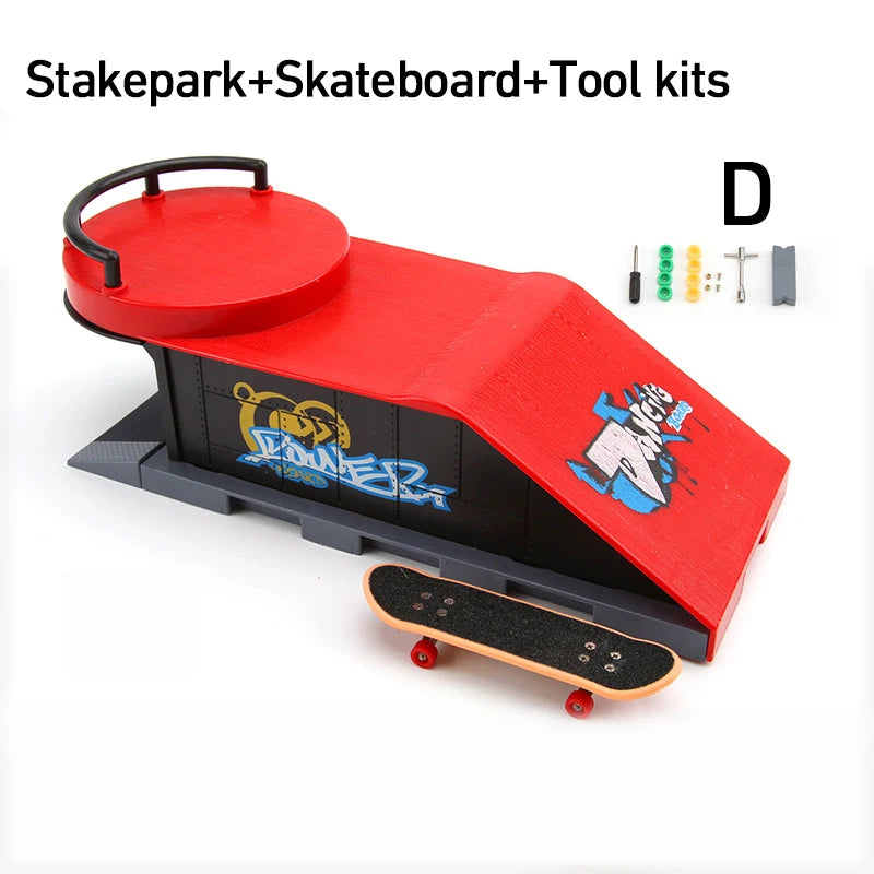 Modular Fingerboard Skate Park Ramp Set