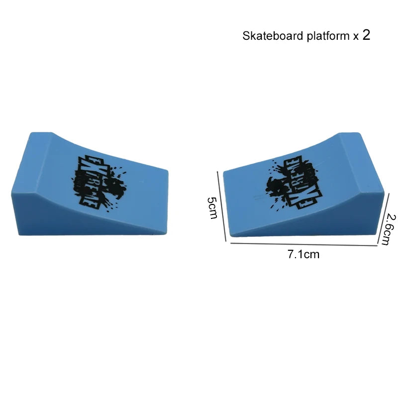 Modular Fingerboard Skate Park Ramp Set