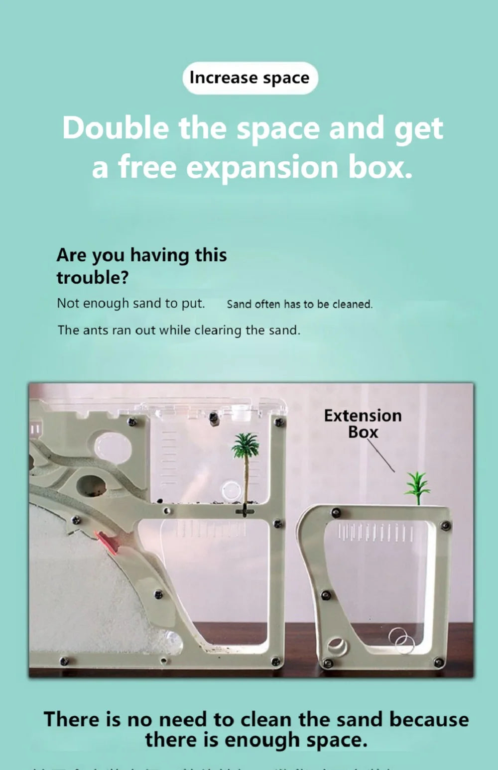 Terrarium Ant Farm Castle | Formicarium Insect Colony Sand Science Study Kits