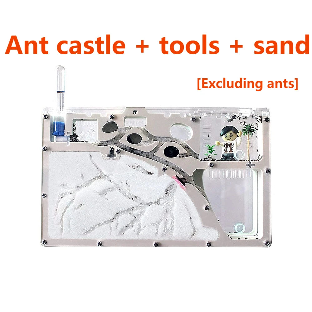 Terrarium Ant Farm Castle | Formicarium Insect Colony Sand Science Study Kits