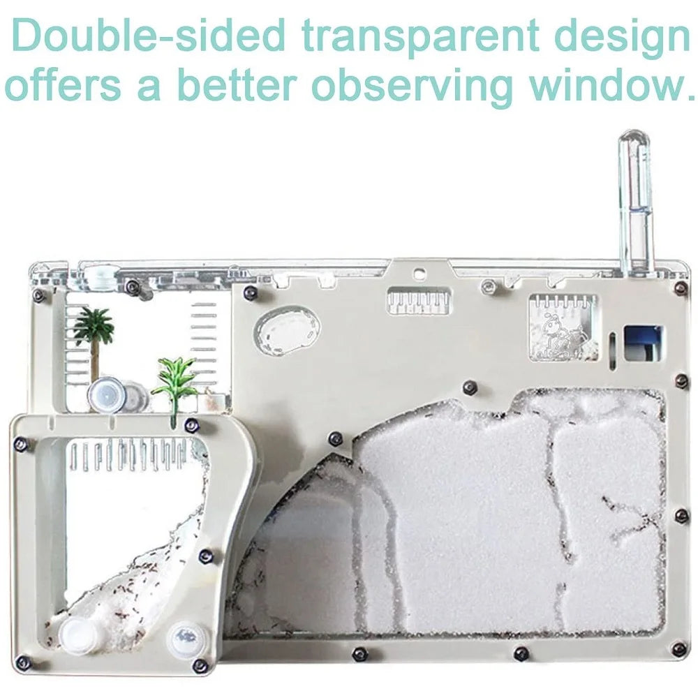 Terrarium Ant Farm Castle | Formicarium Insect Colony Sand Science Study Kits