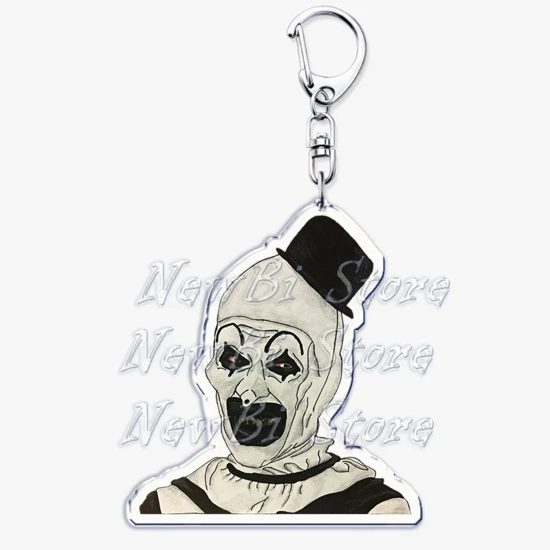Terrifier Film Keychains: Art the Clown Key Rings