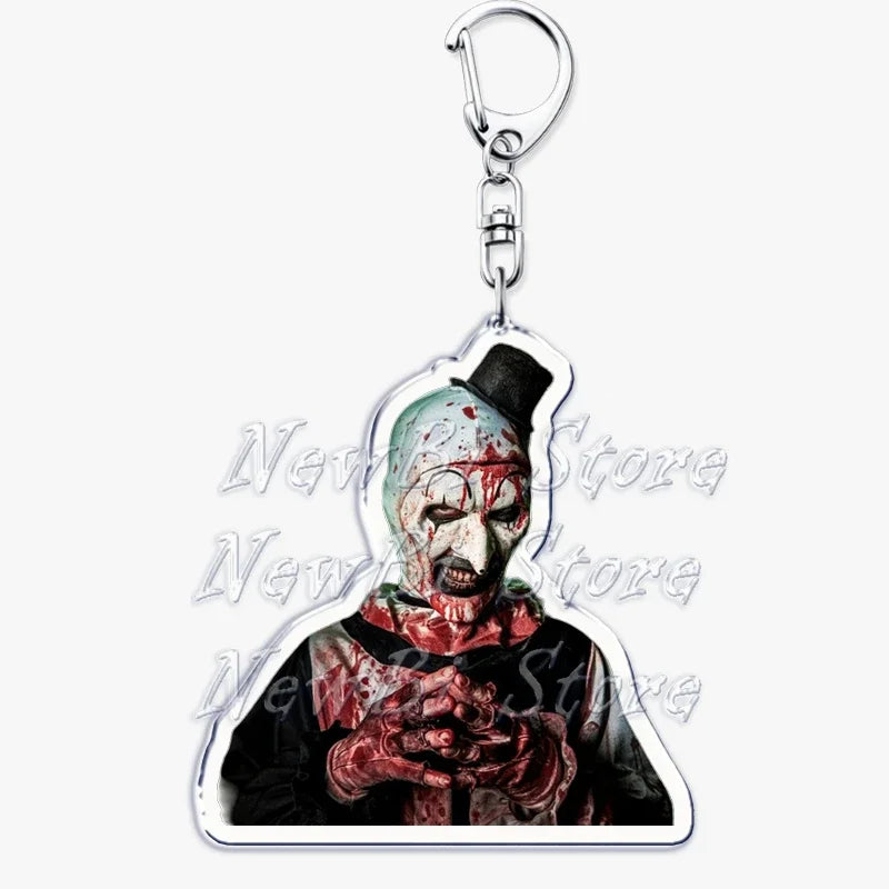 Terrifier Film Keychains: Art the Clown Key Rings