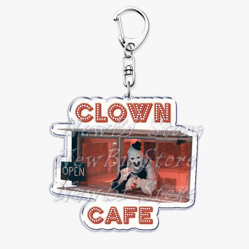 Terrifier Film Keychains: Art the Clown Key Rings