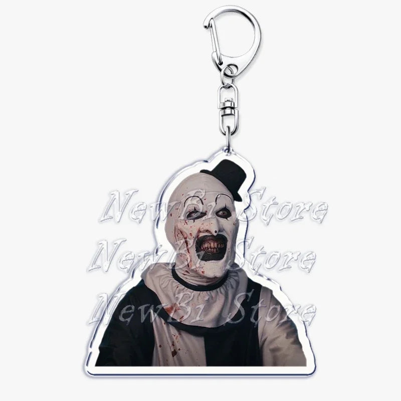 Terrifier Film Keychains: Art the Clown Key Rings