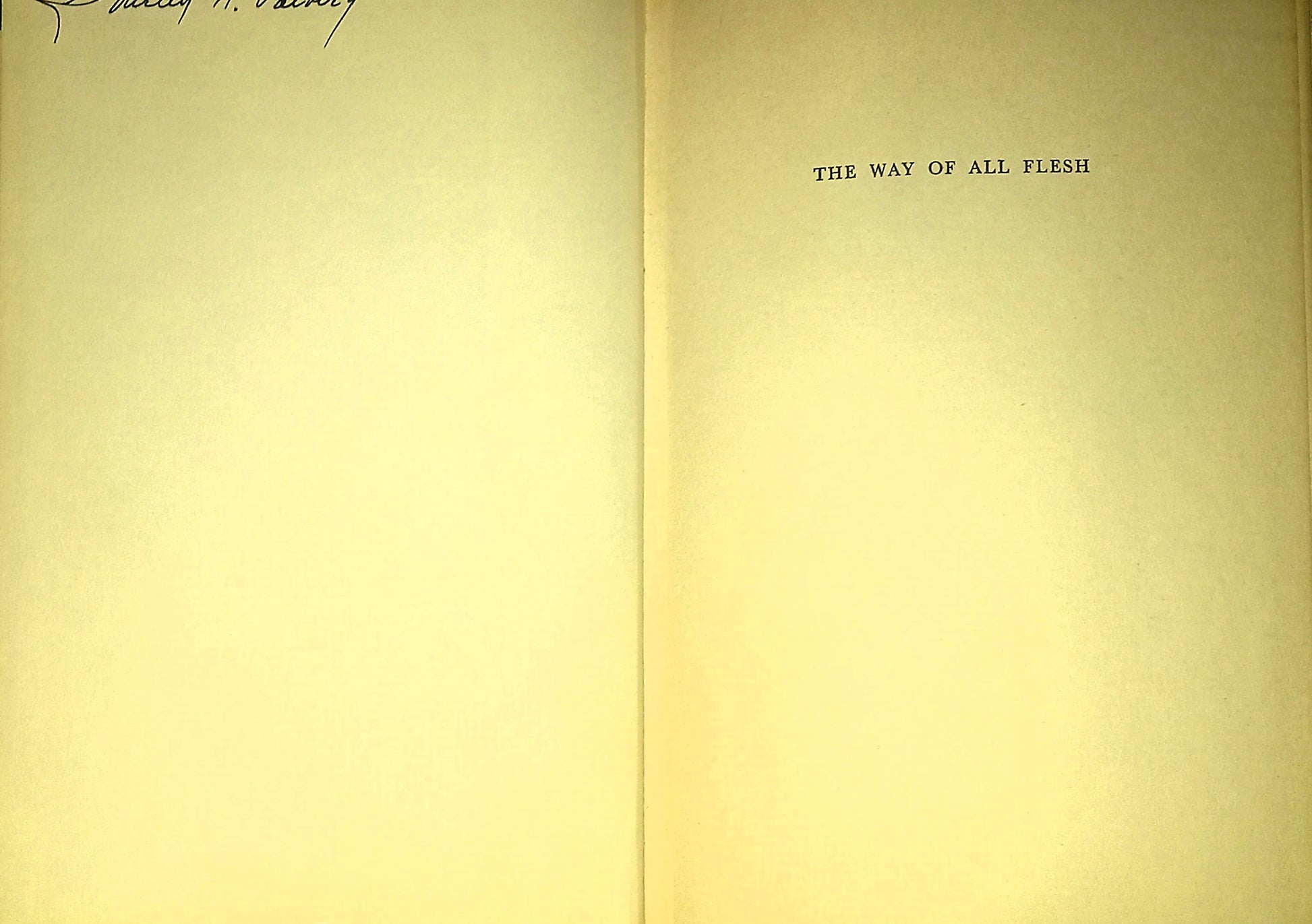 The Way of All Flesh by Samuel Butler