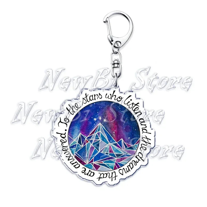 ACOTAR Books & BookTok Keychains: Key Rings for Literature Lovers