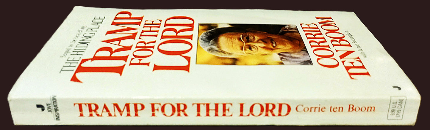 Front cover and spine of Tramp for the Lord by Corrie ten Boom & Jamie Buckingham