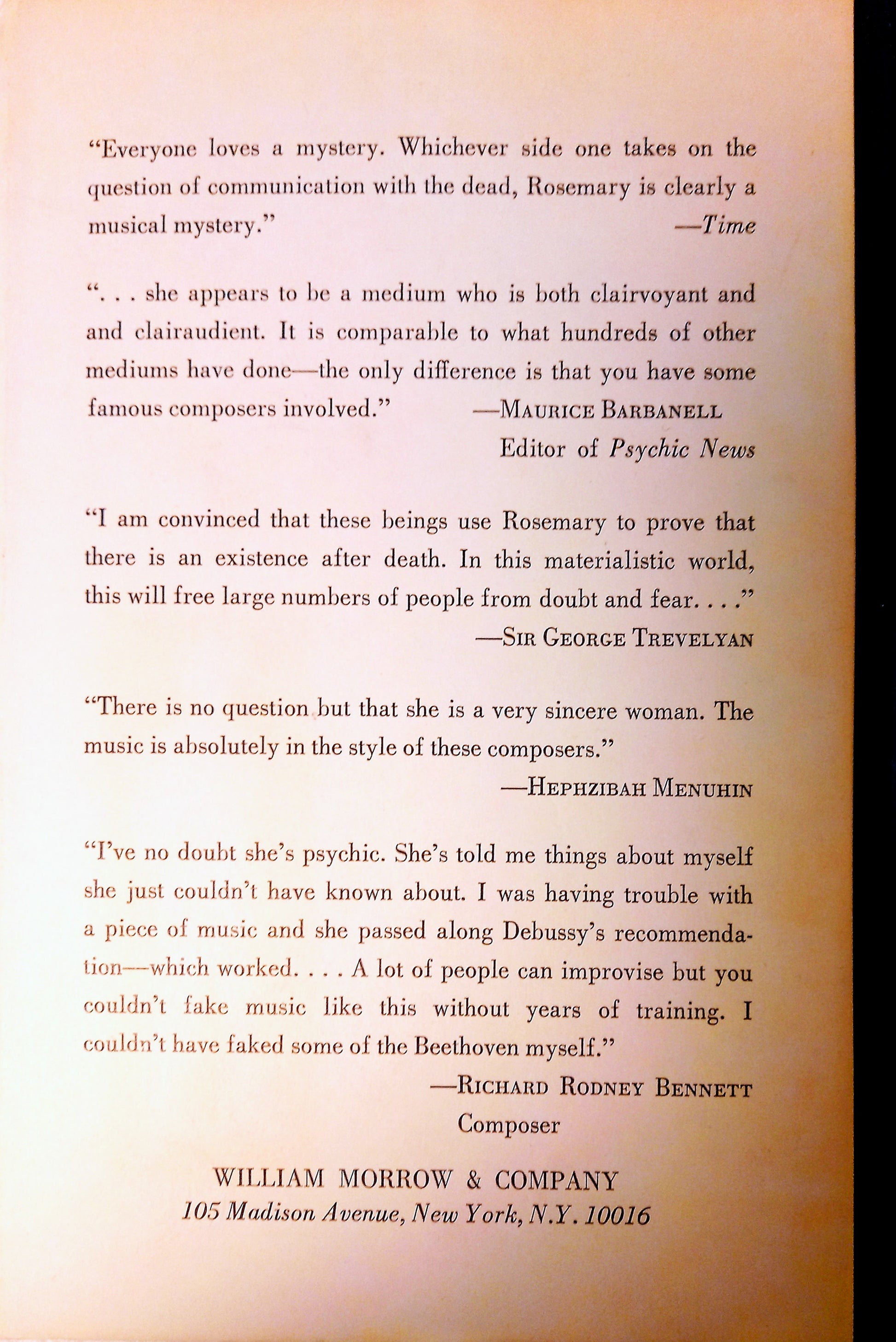 Unfinished Symphonies: Voices from the Beyond by Rosemary Brown