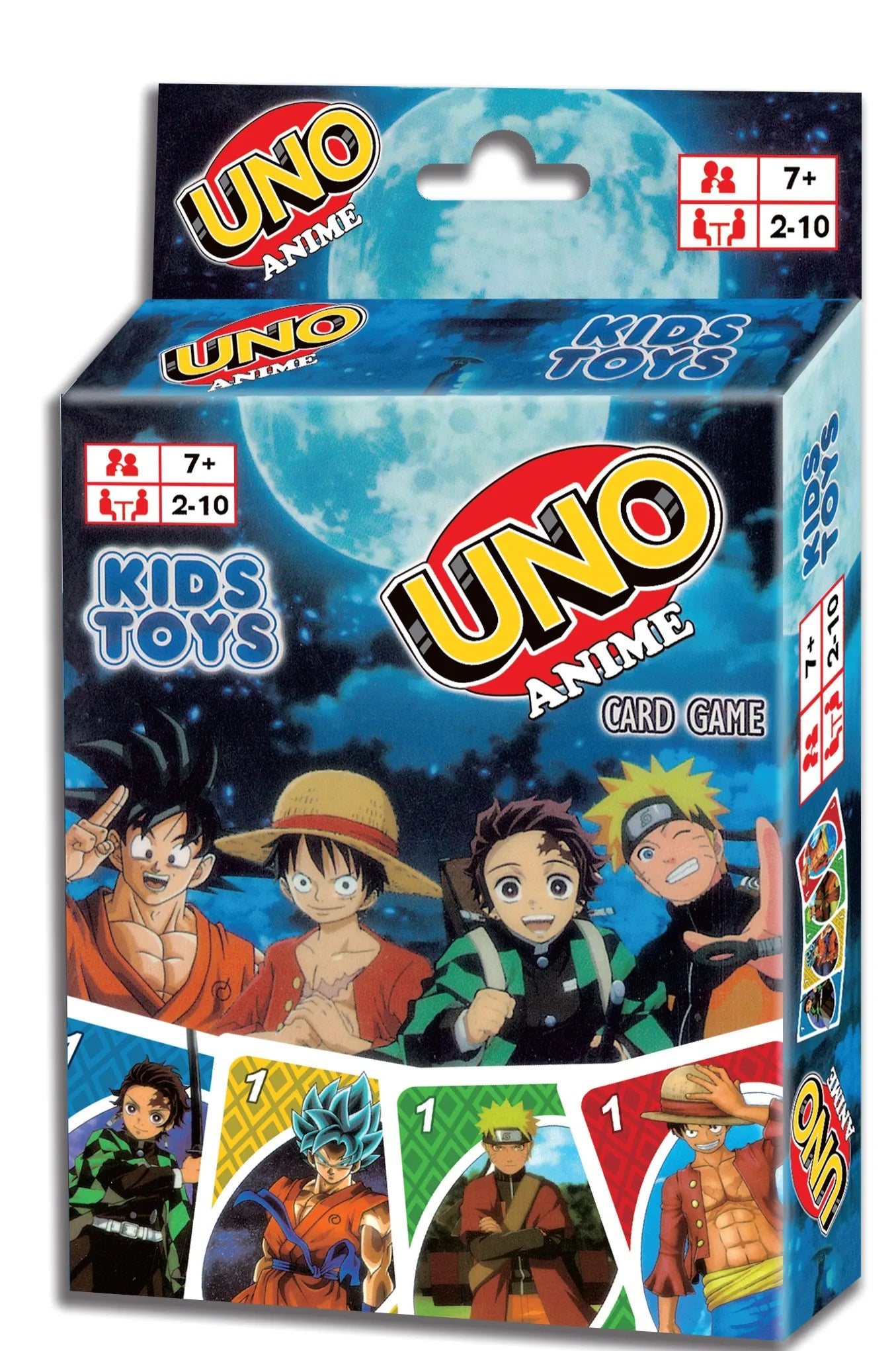 Deck from UNO card deck collections of various UNO special edition card game UNO Anime