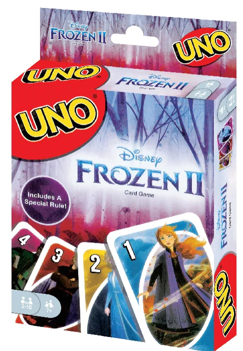 Deck from UNO card deck collections of various UNO special edition card game UNO Frozen II