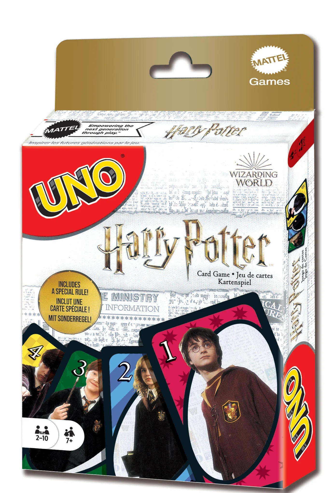 Deck from UNO card deck collections of various UNO special edition card game Harry Potter Deluxe