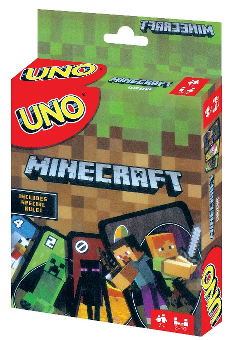 Deck from UNO card deck collections of various UNO special edition card game UNO Minecraft