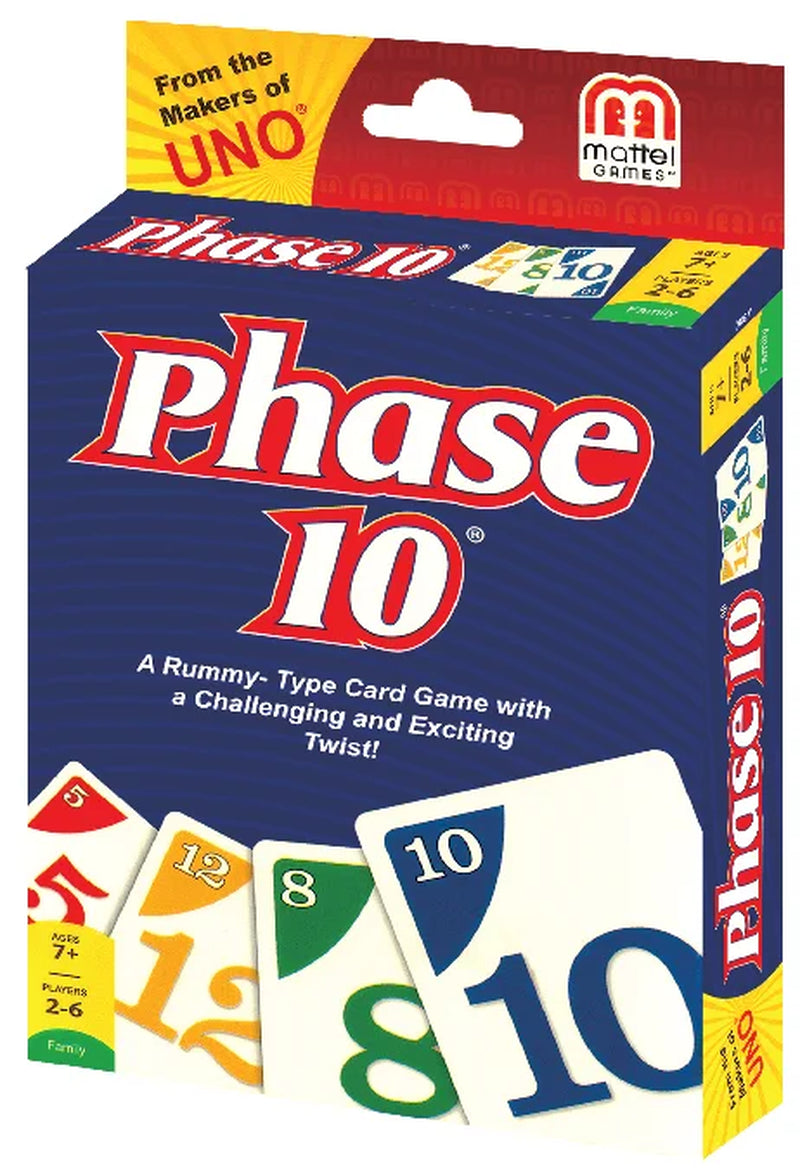 Deck from UNO card deck collections of various UNO special edition card game UNO Phase 10