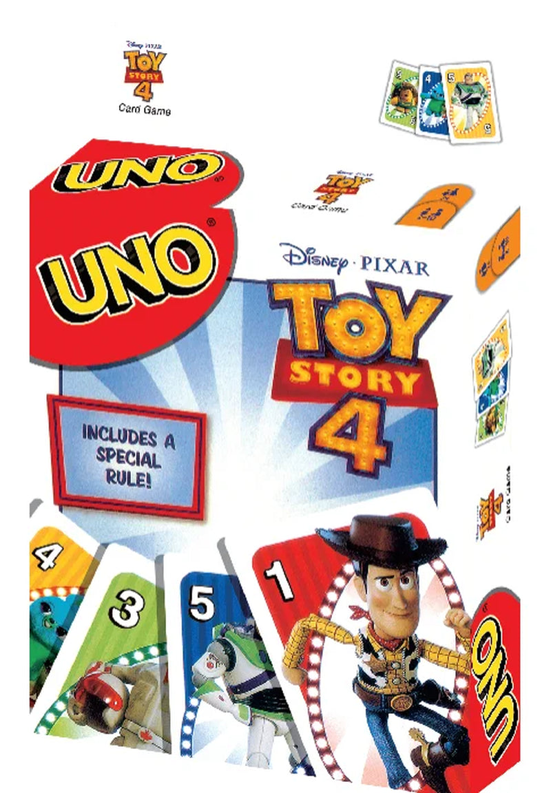 Deck from UNO card deck collections of various UNO special edition card game Toy Story 4
