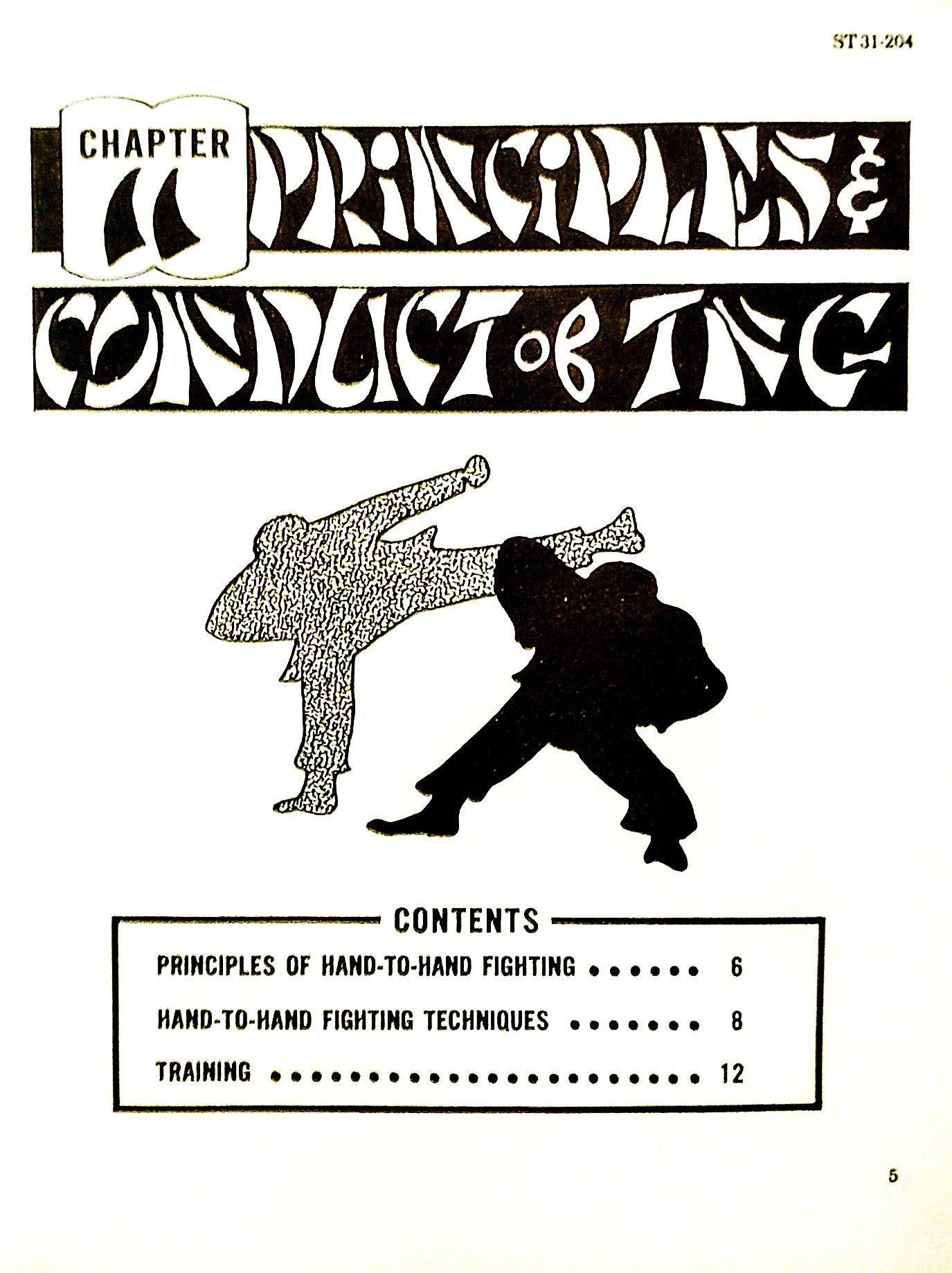 Hand-to-Hand Fighting [Karate/Tae-Kwon-Do]