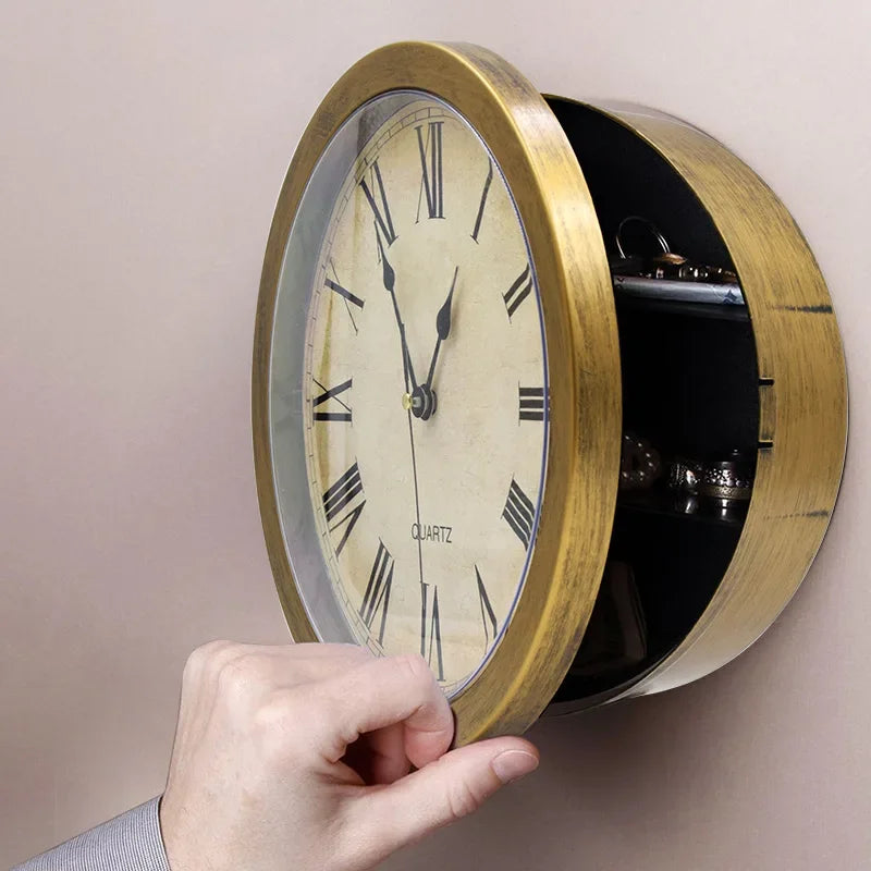 Wall Clock Concealment Compartment | Decoy Stash-Spot Storage Space Safe