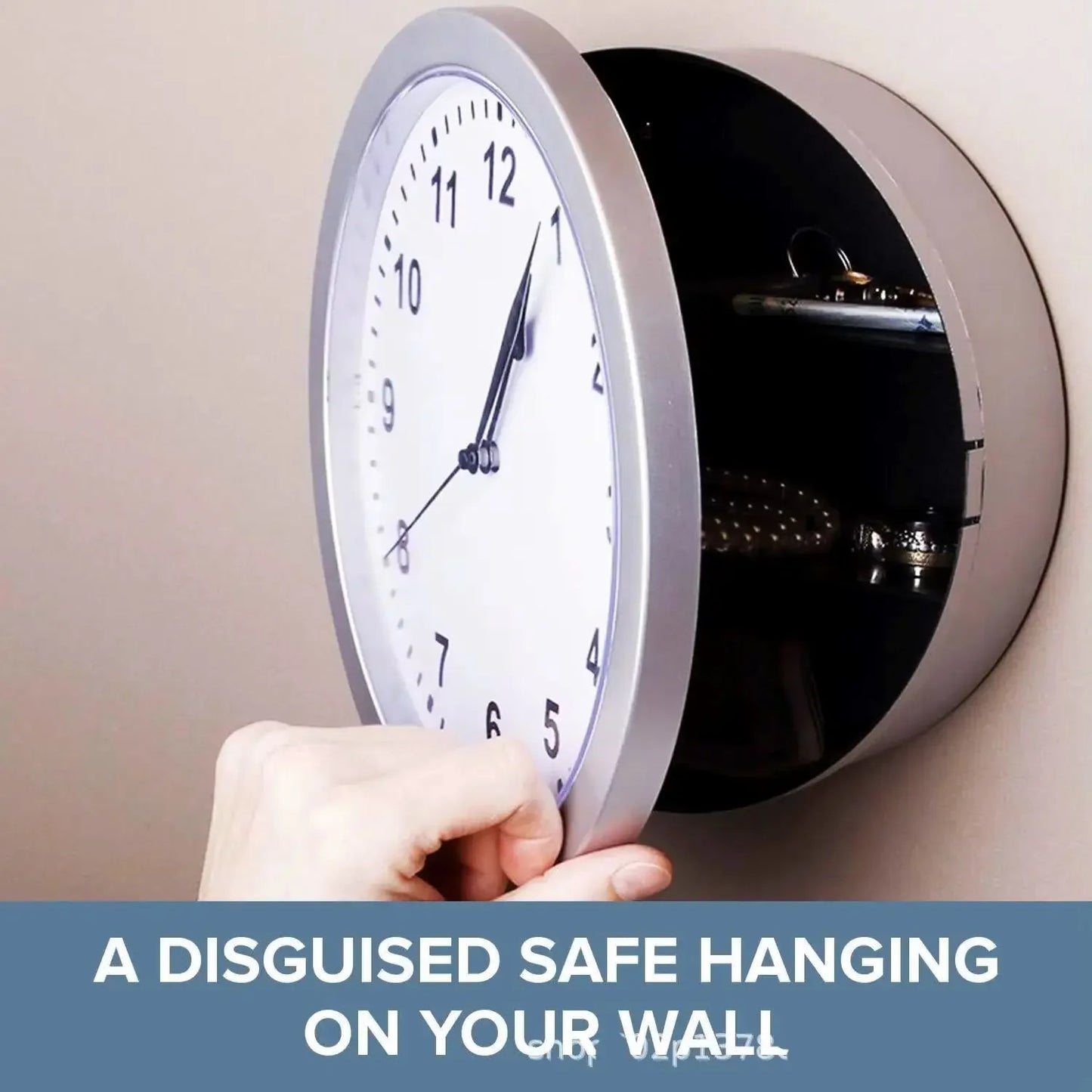 Wall Clock Concealment Compartment | Decoy Stash-Spot Storage Space Safe