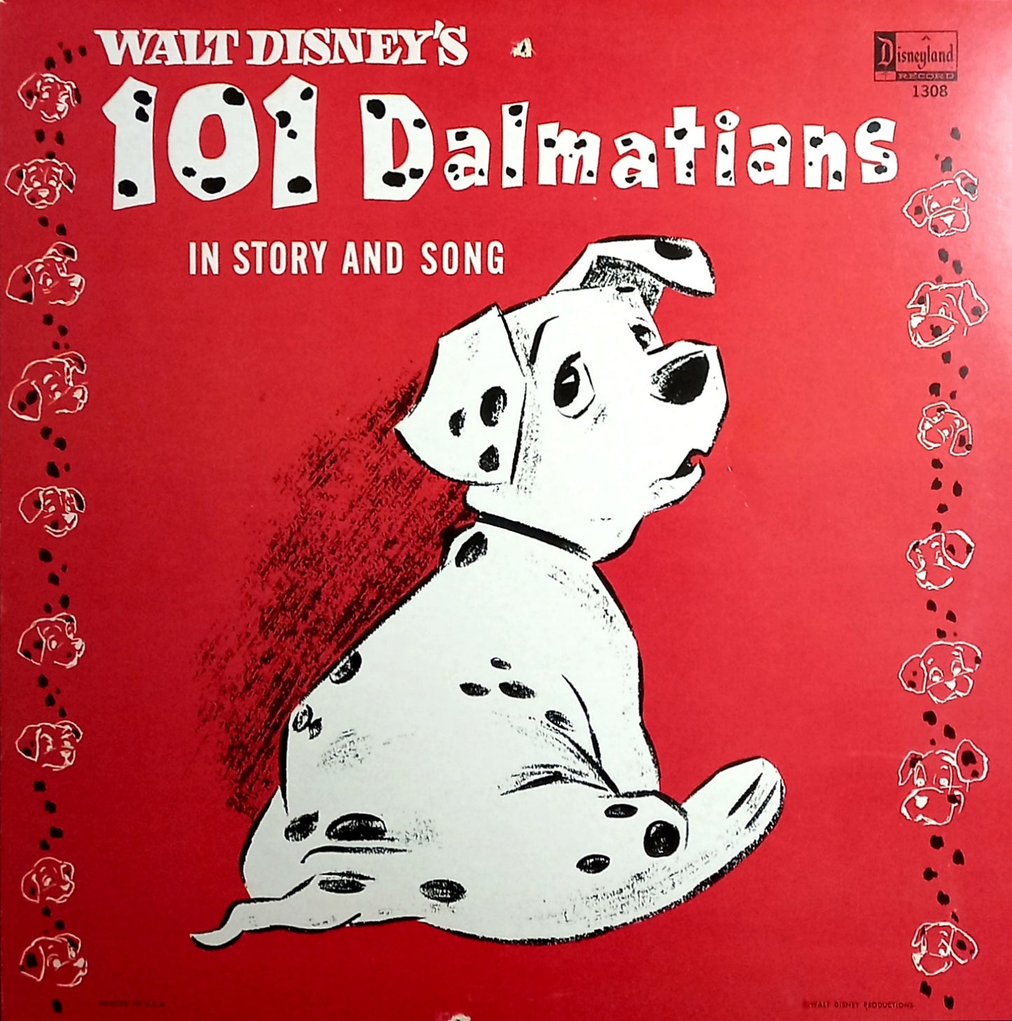 Walt Disney's 101 Dalmatians: In Story and Song Vinyl Record