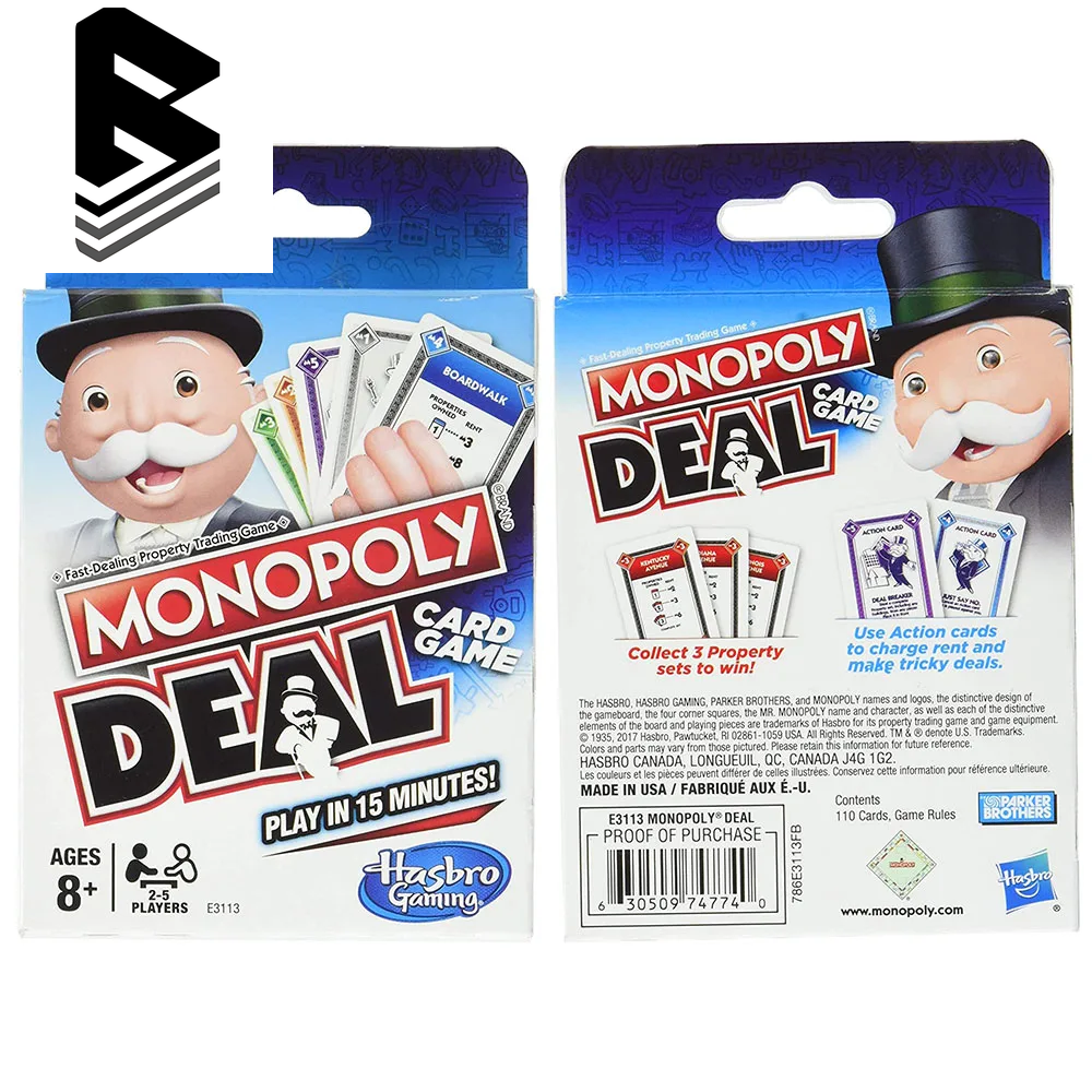 Card Deal Games by Monopoly || Official Hasbro Monopoly Card Game Fun