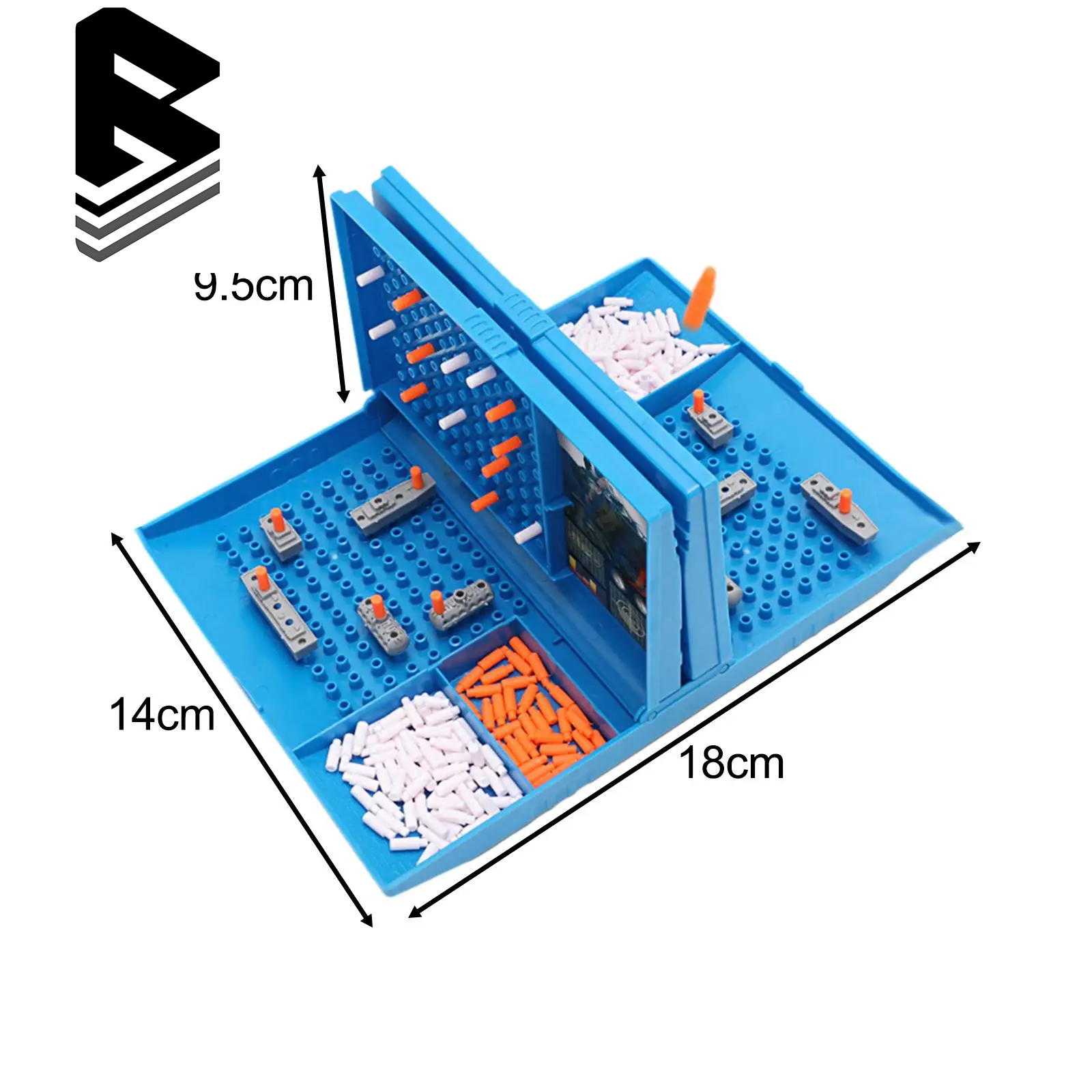 PORTABLE BATTLESHIP - FIT FOR ANY TRIP! by Mini-Magic Table-Top Gaming