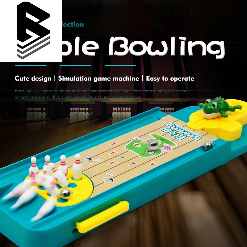 Bust-Down Bowler Games "FANCY FROG FINGER-BOWLING" Table-Top Gaming