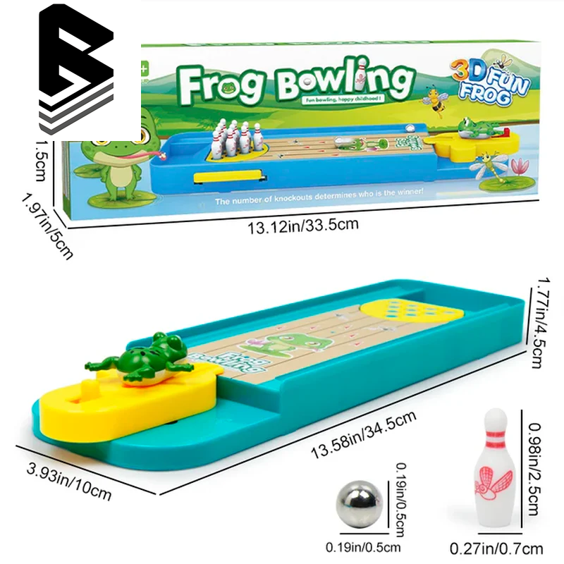 Table-Top Bowling Games Fancy Frog Finger-Bowler by Bust-Down Gaming