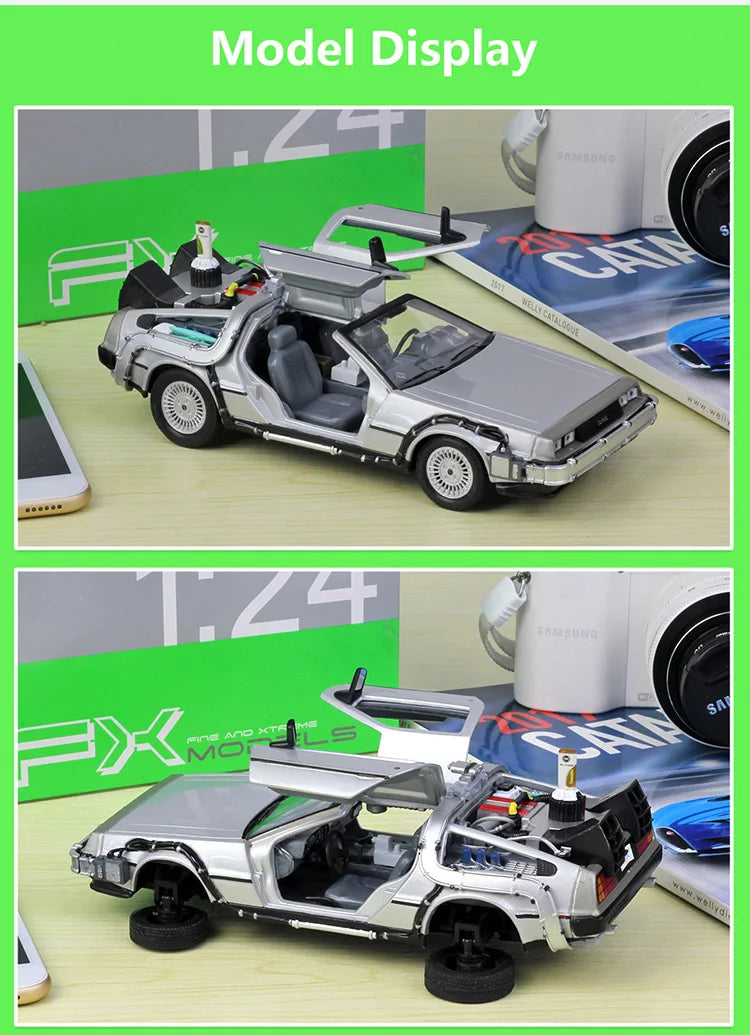 Welly Diecast Back to The Future Scale Model Car