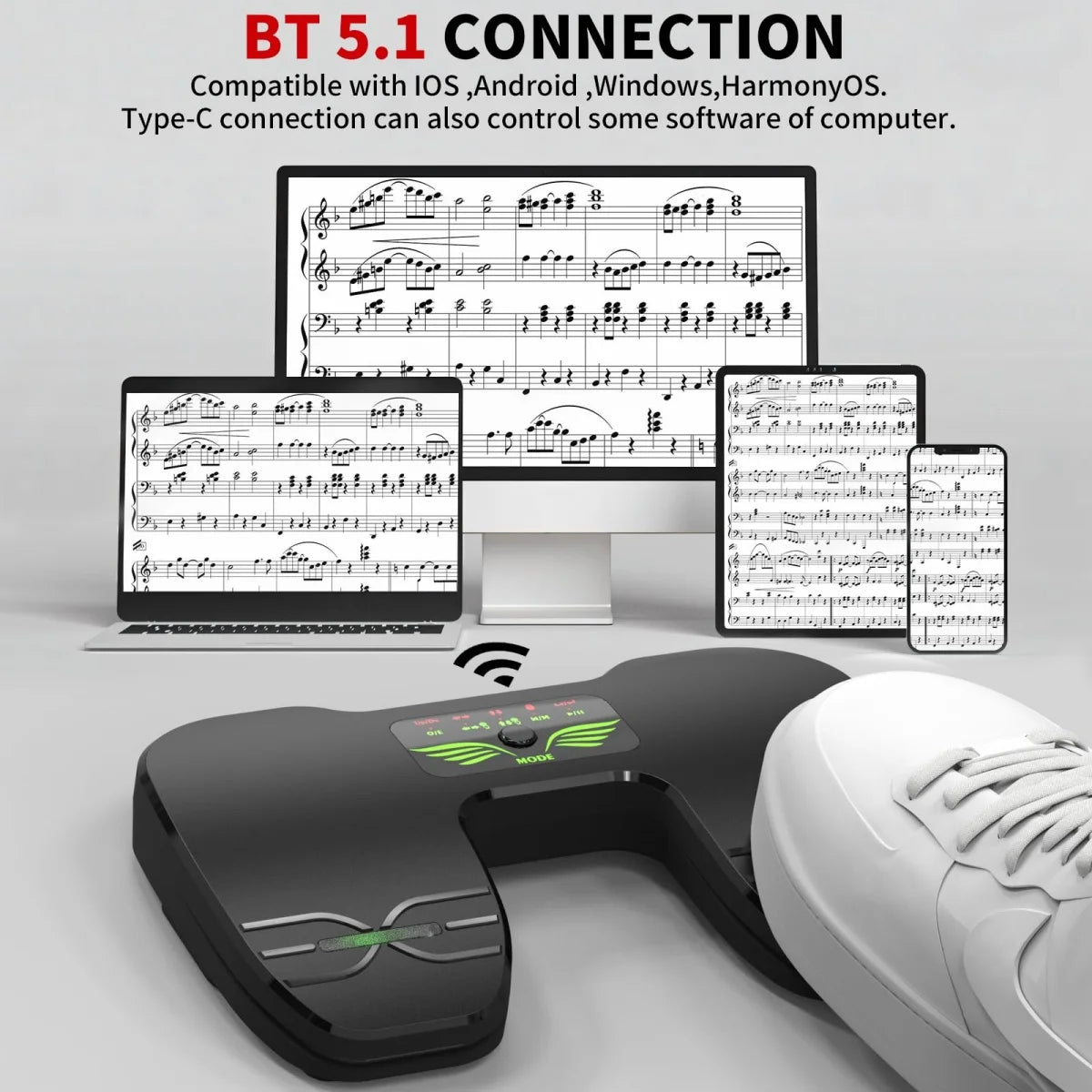 Wireless Foot Pedal Page Turner | Book Evolution & Reading Revolution
