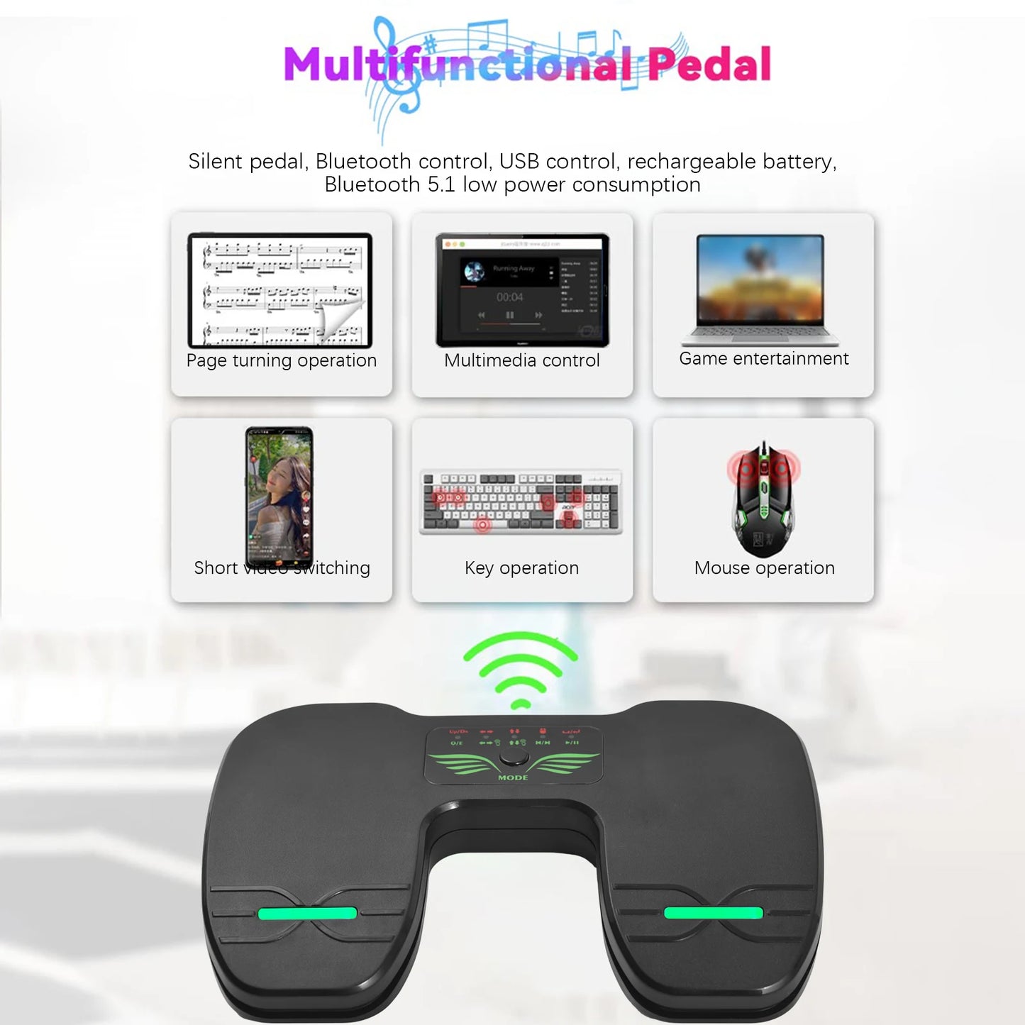 Wireless Foot Pedal Page Turner | Book Evolution & Reading Revolution