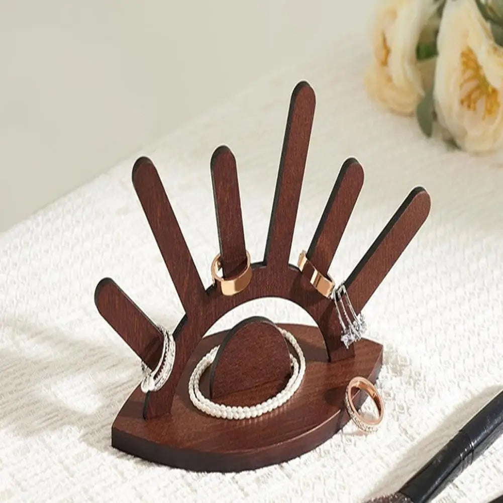 Wooden Solaris Ring Holder