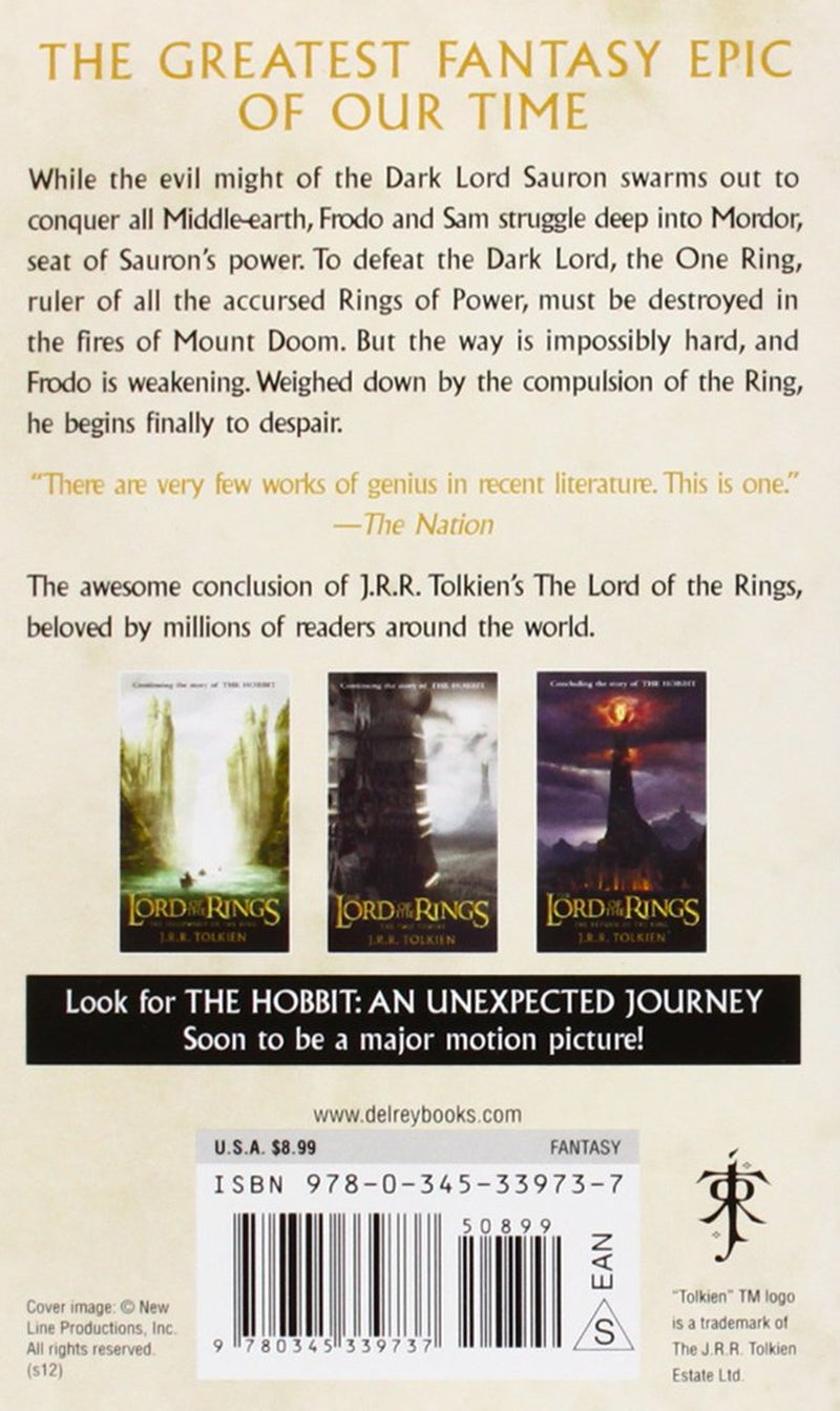 J.R.R. Tolkien 4-Book Boxed Set: the Hobbit and the Lord of the Rings : the Hobbit, the Fellowship of the Ring, the Two Towers, the Return of the King (Paperback)