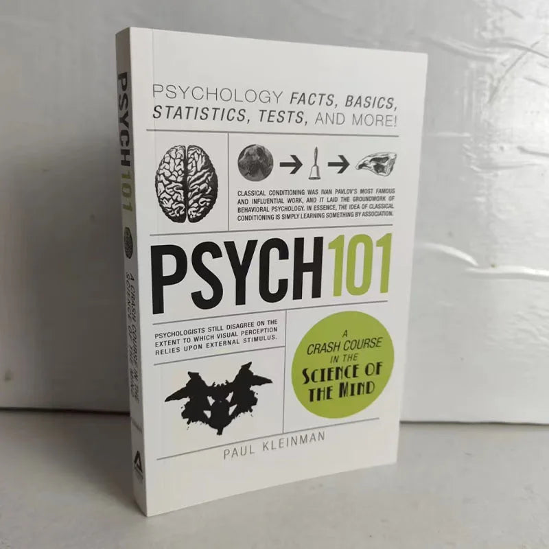 Psych 101 by Paul Kleinman A Crash Course in the Science of the Mind Popular Psychology Reference English Book Paperback