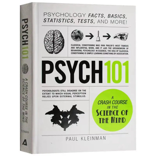 Psych 101 by Paul Kleinman A Crash Course in the Science of the Mind Popular Psychology Reference English Book Paperback